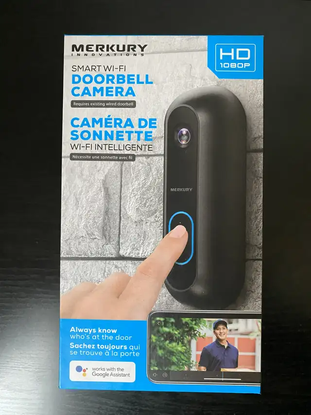 Merkury Smart Wi-Fi Doorbell Camera