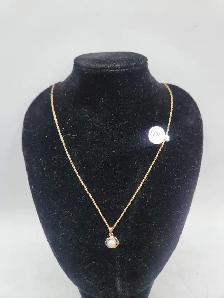 10k / 14k / 18k Gold Necklaces with Pendants: Diamonds, Pearls - Photo 4