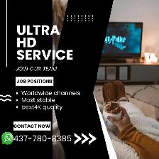 Hub of UHD tv setup with No buffering