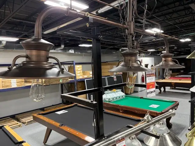 Lustre billard style Industrielle Steam Punk billiard lamp light