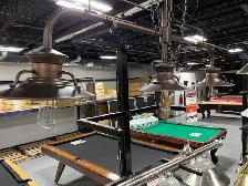 Lustre billard style Industrielle Steam Punk billiard lamp light