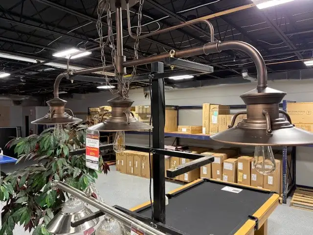 Lustre billard style Industrielle Steam Punk billiard lamp light - Photo 2