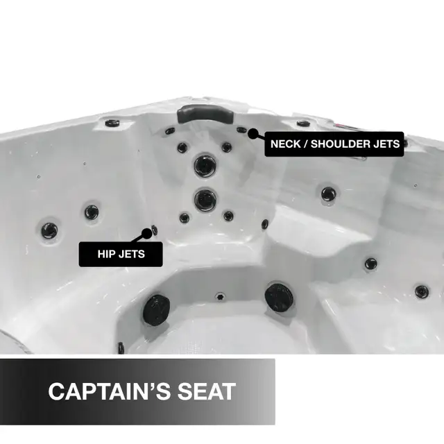 Huron GL Hot Tub, 7 Person 46 Jets Spa - Photo 5