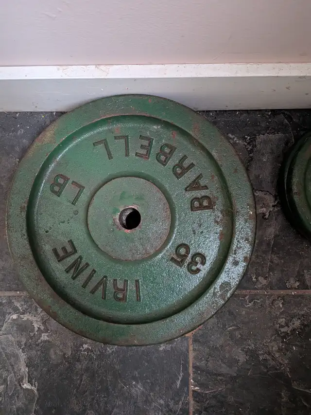 Gym plates 35 and 10 pounds
