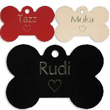 Médaille Gravée Personnalisée pour Chien et Chat $ 5.99