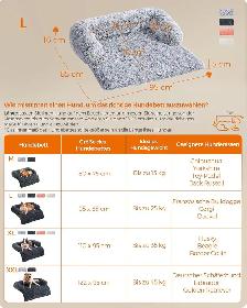 Feandrea Plush Sofa Dog Bed – Ombre Grey - Photo 6
