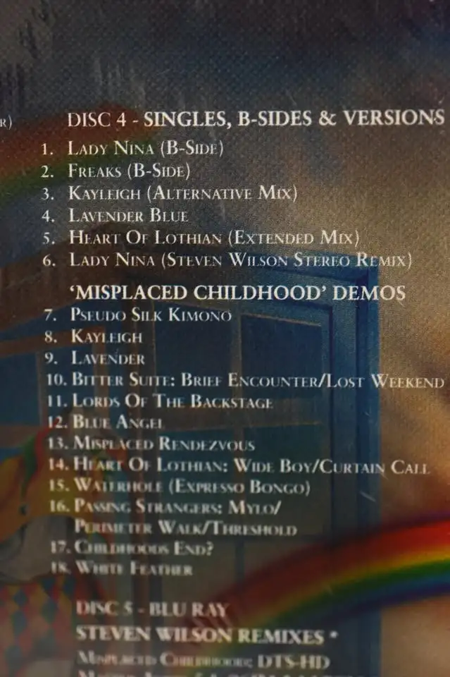 Marillion Misplaced Childhood Limited Edition Deluxe 4cd, BluRay - Photo 7