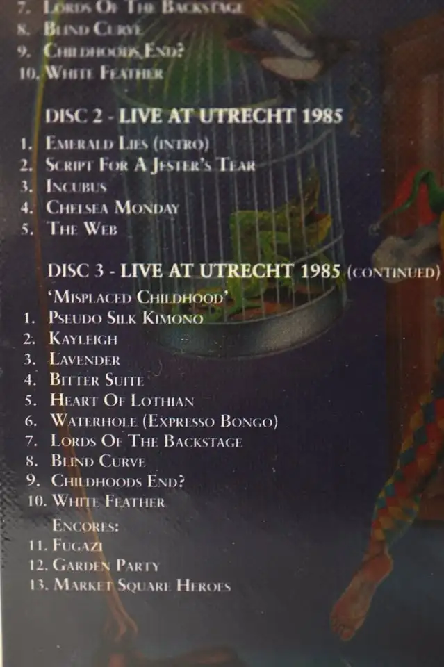 Marillion Misplaced Childhood Limited Edition Deluxe 4cd, BluRay - Photo 9