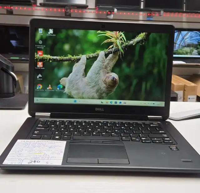 Dell Latitude E7450 BATTERIE NEUVE i7-5600U 16Go SSD 480Go HDMI