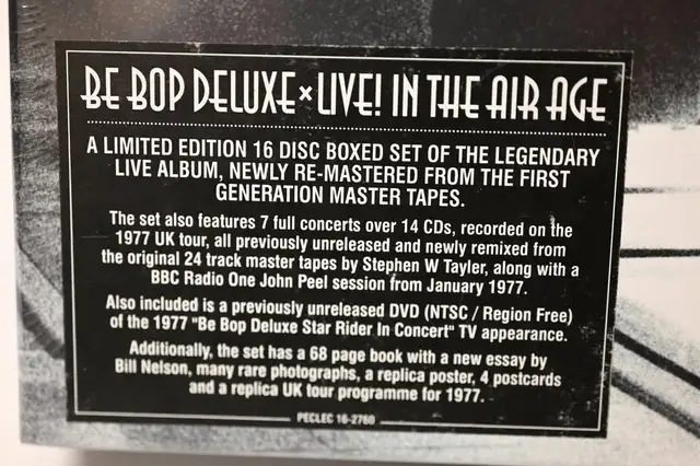 Be Bop Deluxe Live in The Air Age Limited Edition 16disc box set - Photo 4
