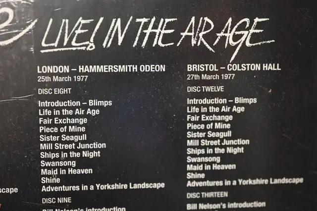 Be Bop Deluxe Live in The Air Age Limited Edition 16disc box set - Photo 6