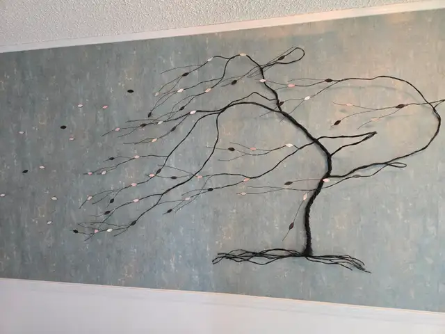 Metal Wire Wall Sculpture