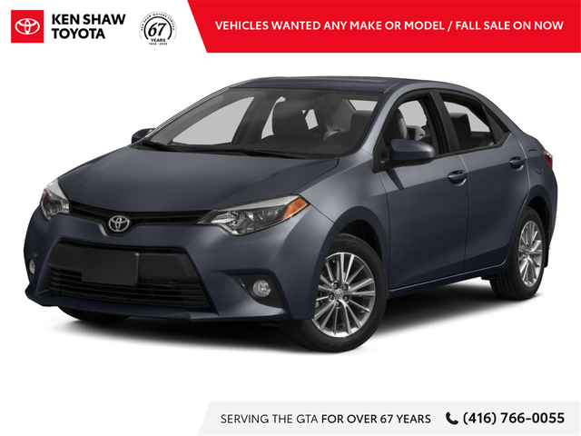 2015 Toyota Corolla LE ECO NAVIGATION / LEATHER / SUNROOF / P...