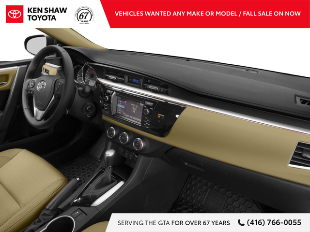 2015 Toyota Corolla LE ECO NAVIGATION / LEATHER / SUNROOF / P... - Photo 12