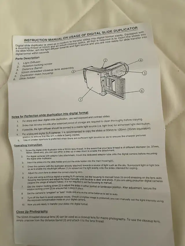 Slide copier - Photo 6
