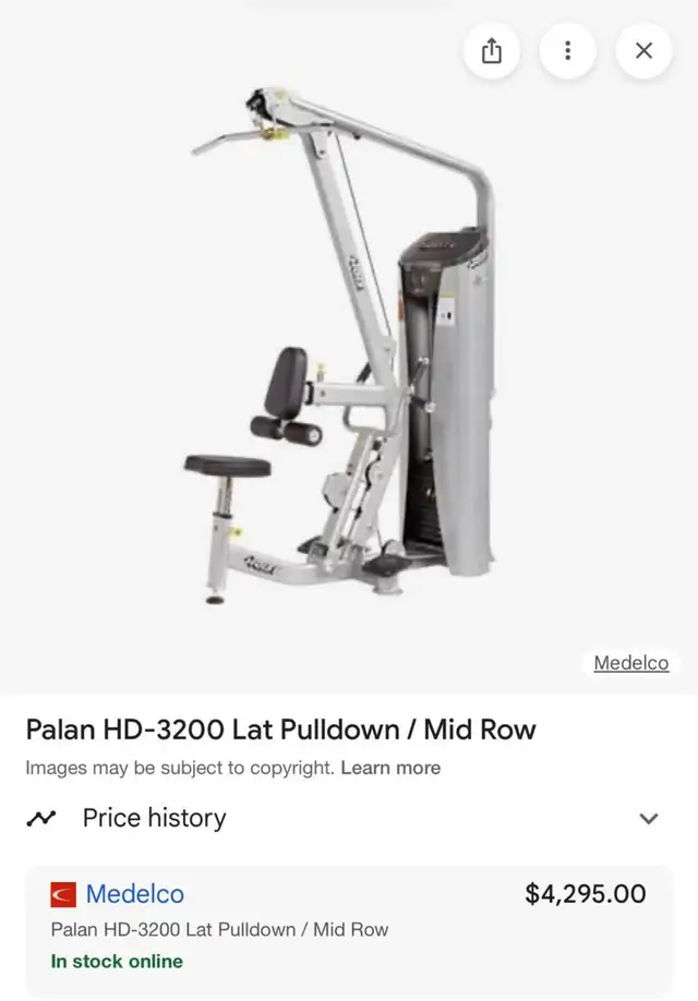 HOIST HD-3200 lat pull down mid row