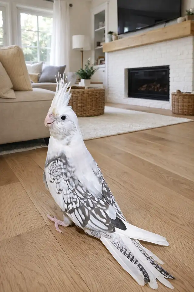 bébé cockatiel prêt a partir