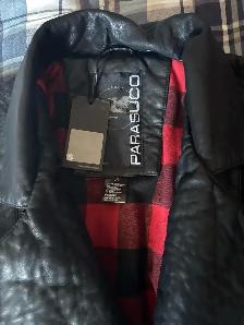 Parasucco Black Leather Jacket BRAND NEW W/TAGS - Photo 5