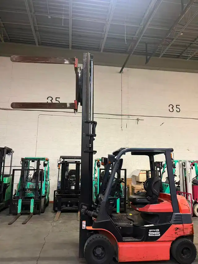 Toyota 360 degree Rotating fork 5500lbs 2 stage/reach 13 feet - Photo 7