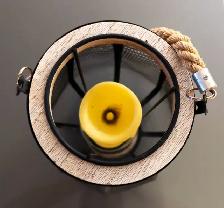 Black Metal Mesh Cage Style Decorative Lantern - Photo 5