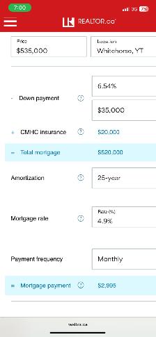 For Sale Whistle Bend, Whitehorse, YT-  2 Bedroom