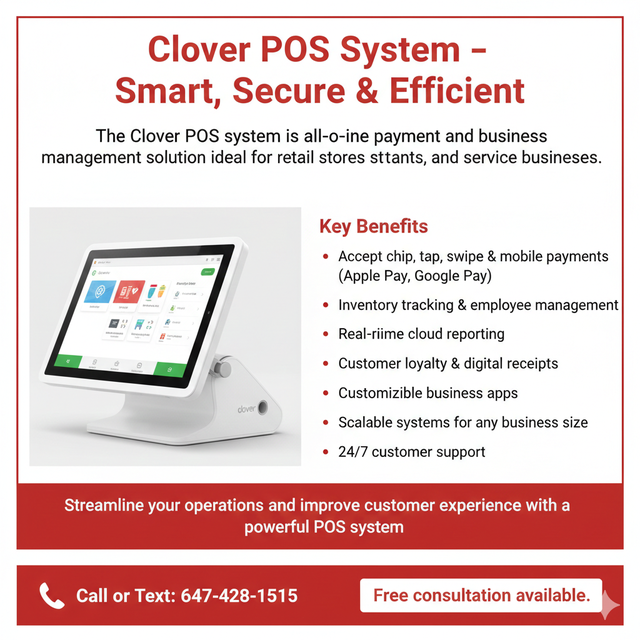 Clover POS System – Smart, Efficient & Secure