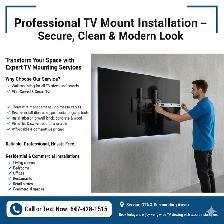 Professional TV Mount Installation – Fast, Clean & Secure