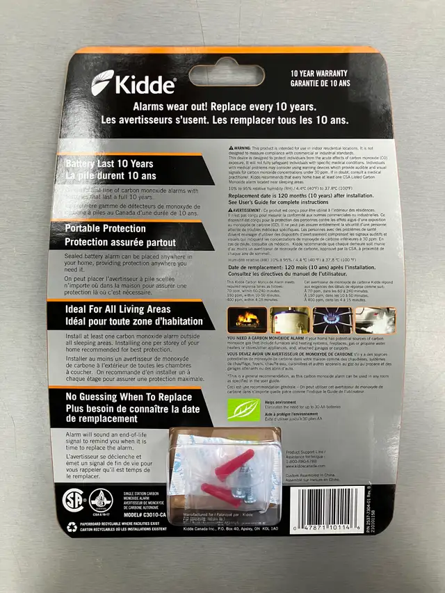 Kidde Carbon Monoxide Alarm - BRAND NEW - - Photo 2