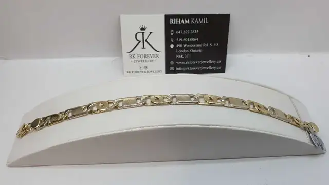 10k yellow gold bracelet #359_5