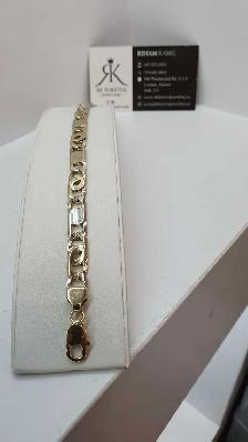 10k yellow gold bracelet #359_5 - Photo 2