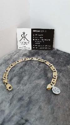 10k yellow gold bracelet #359_5 - Photo 4