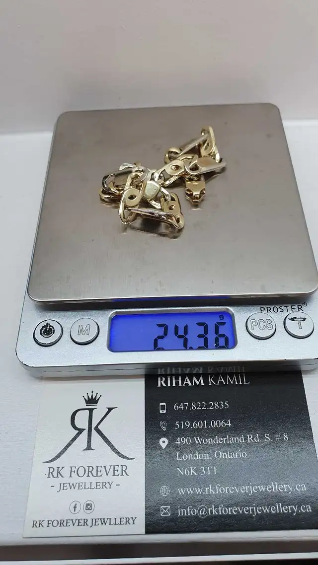 10k yellow gold bracelet #359_5 - Photo 6