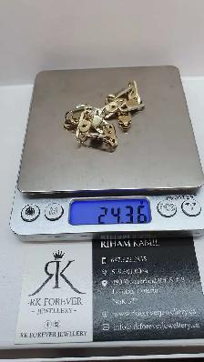 10k yellow gold bracelet #359_5 - Photo 6