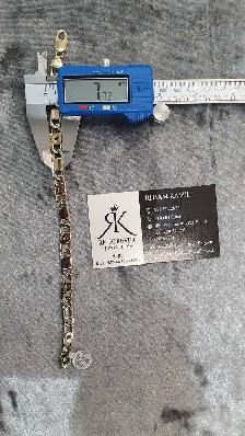 10k yellow gold bracelet #359_5 - Photo 7