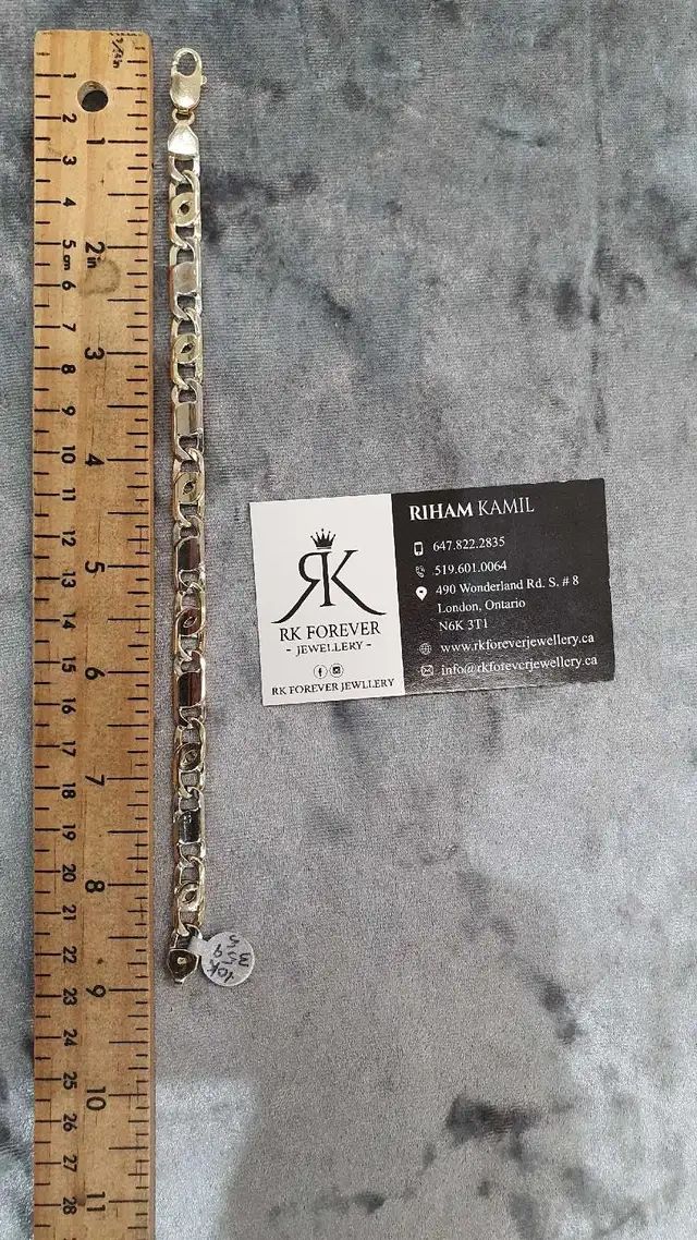 10k yellow gold bracelet #359_5 - Photo 8