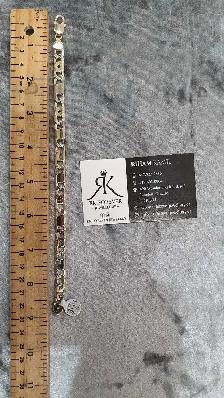 10k yellow gold bracelet #359_5 - Photo 8