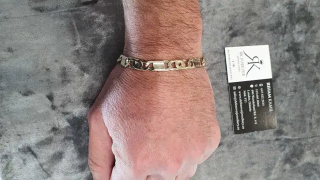 10k yellow gold bracelet #359_5 - Photo 9