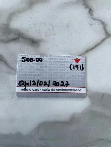 carte cadeaux Canadian tire gatineau 500$ laisse aller pour 400$