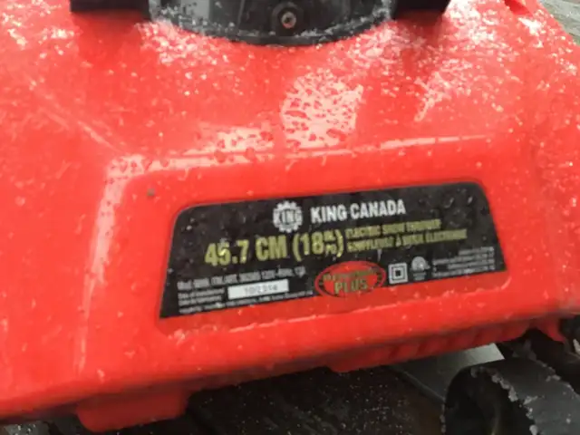 18 inch CORDED ELECTRIC SNOWBLOWER - Photo 6