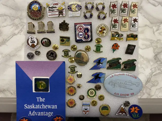 Saskatchewan pin collection lot $25.00