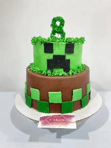 Minecraft Cake, Milton custom cakes 20-25 servings