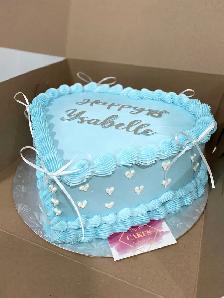 Vintage Heart cakes with bows - Photo 3