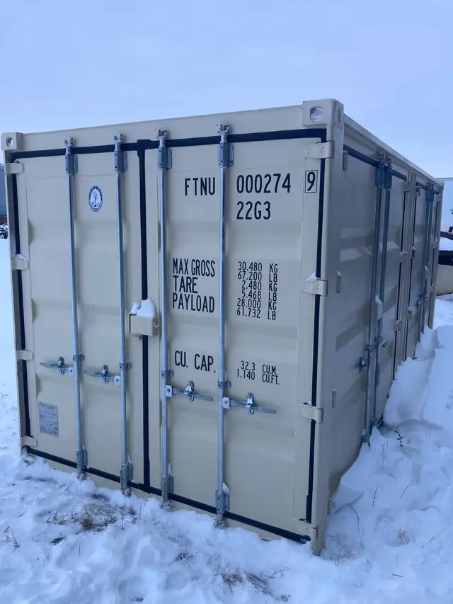 20’ 3 door container, Sea Can - Photo 2
