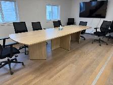 10’ x 4’ Boardroom Table – Brand New | Call to book now!