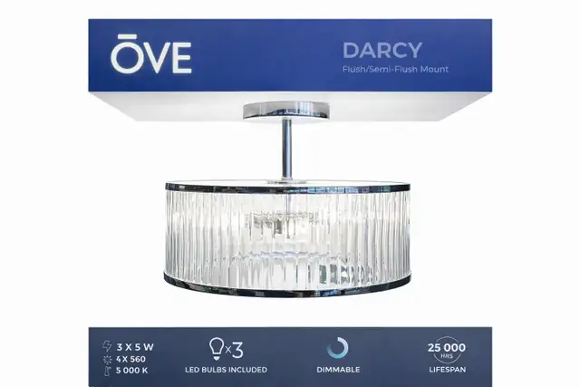 OVE Decors Darcy Flush/Semi-Flus...  ITEM# 1024
