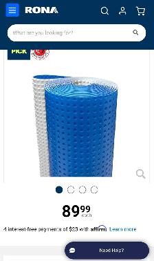 DMX UNDERLAYMENT 100 sq. ft. 3.6 ft. x 29 ft. x 5/.32 in - Photo 2