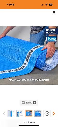 DMX UNDERLAYMENT 100 sq. ft. 3.6 ft. x 29 ft. x 5/.32 in - Photo 3