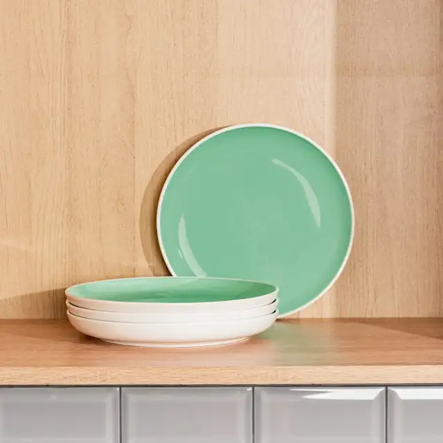 Lazuro, Sandy Dinner Plates, Set of 4, (11' x 1')...  ITEM# 2805 - Photo 3