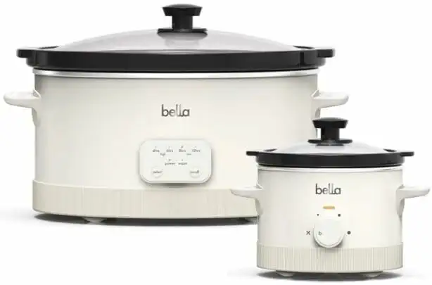 Bella 6.0 QT Programmable and 2.0 QT Slow ...  ITEM# 2646