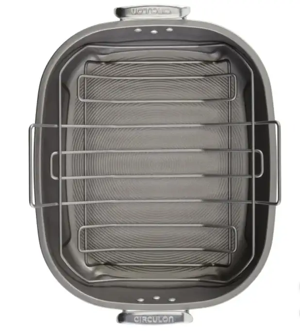 Circulon Roasting Pan with Rack ITEM# 1600 - Photo 3